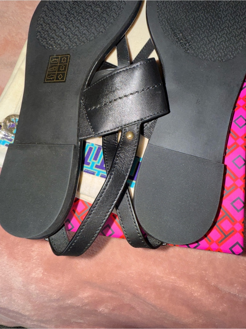 Tory Burch Eleanor T-Strap Sandals - Picture 4 of 6